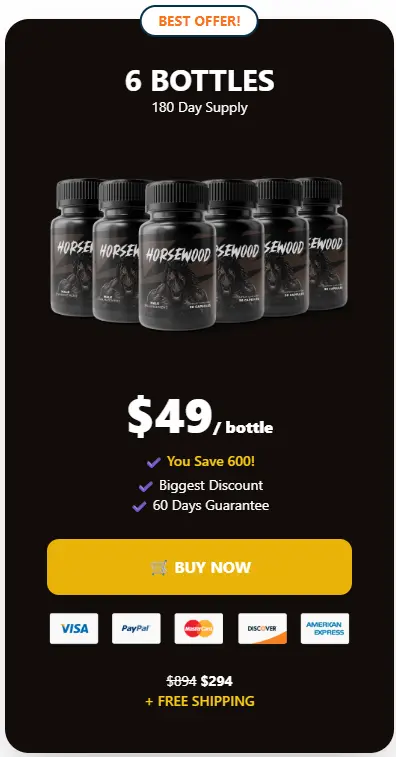 HorseWood 6 Bottle Price